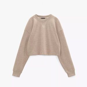 Zara cropped sweater